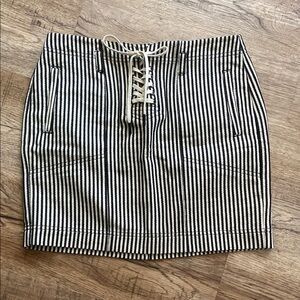 Madewell Striped Mini Skirt Women’s 2